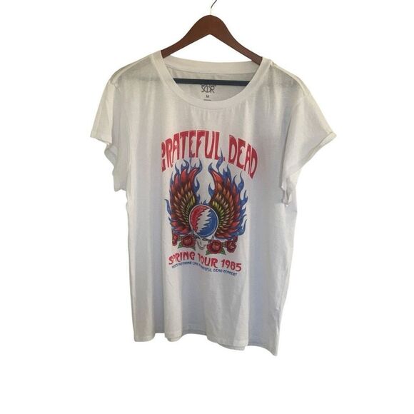 CHASER White Grateful Dead Spring 1985 Tour Graphic Tee - Size M - Picture 3 of 9